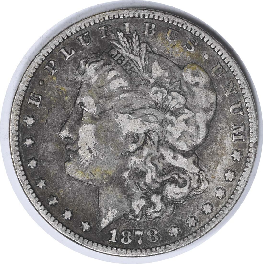 1878-S VAM 56 Morgan Dollar Silver VF Uncertified Coin (1 of 2)