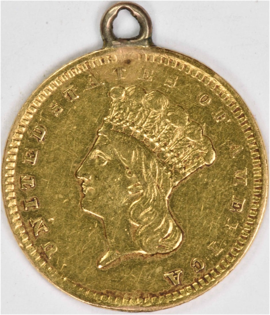 1856 $1 Gold Type 3 Coin Philadelphia EF Uncertified (1 of 2)