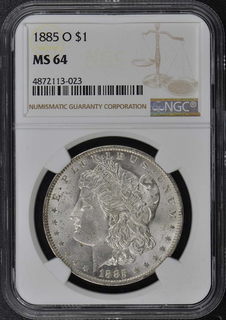 1885-O Morgan Dollar NGC MS64 Uncirculated Coin (1 of 2)