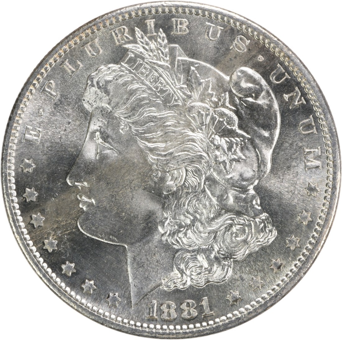 1881-S Morgan Silver Dollar Choice BU Uncertified Silver Coin (1 of 2)