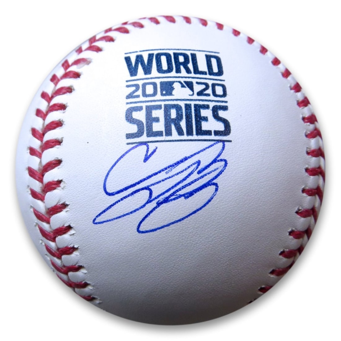 Cody Bellinger Autographed 2020 World Series Baseball MLB Authenticated LA Dodgers (1 of 2)