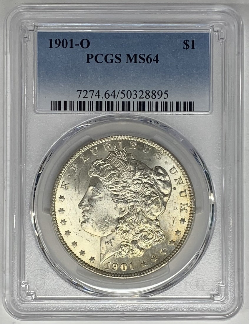 1901-O Morgan Silver Dollar Coin PCGS MS 64 Uncirculated (1 of 2)