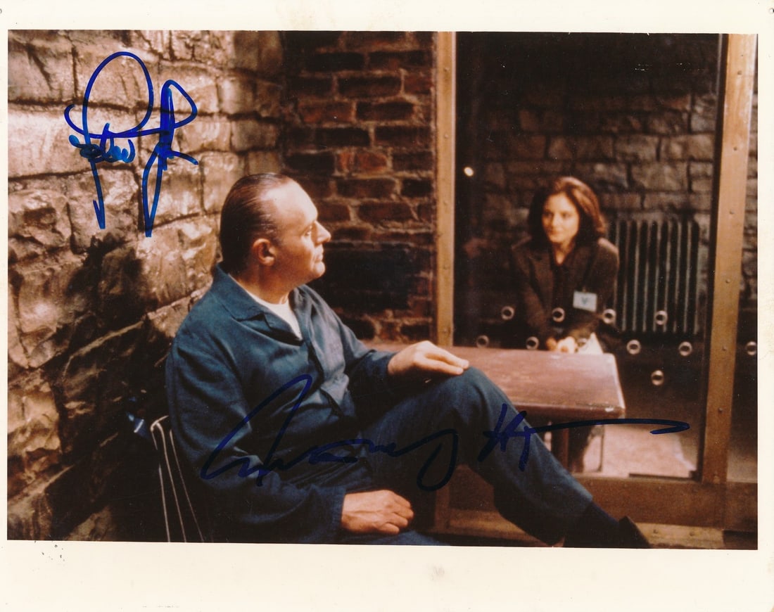 Hopkins Foster Dual-Signed 8x10 Silence of the Lambs Photo Beckett Authenticated (1 of 4)