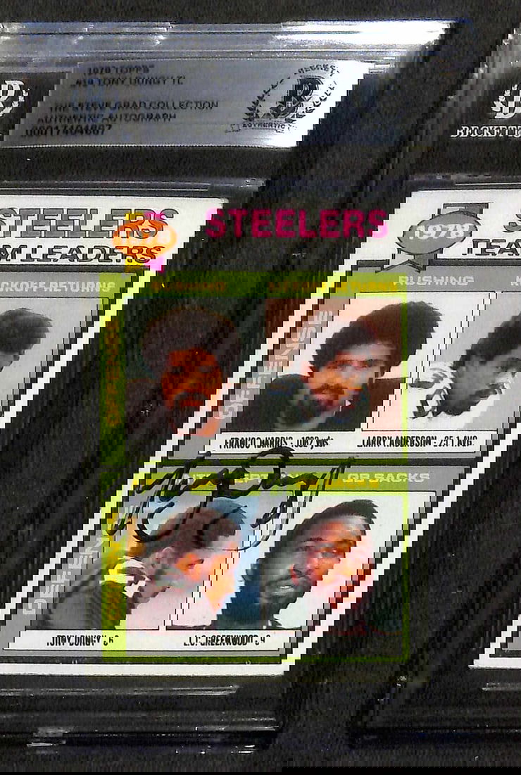 Tony Dungy Signed 1979 Topps #18 Card Beckett Authenticated (1 of 1)