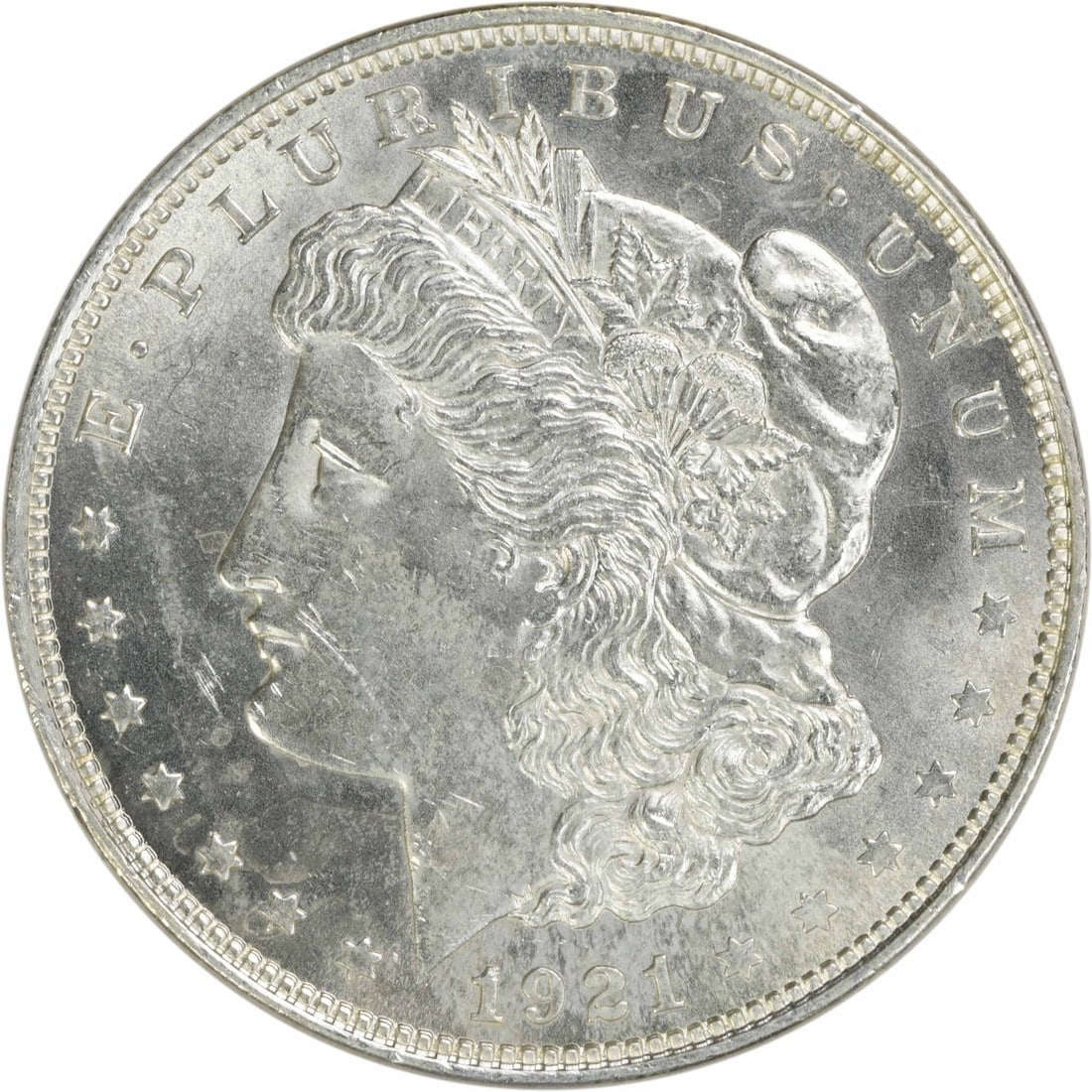 1921 Morgan Silver Dollar BU Uncertified Silver Coin (1 of 2)