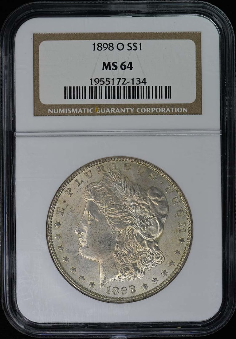 1898-O NGC Certified Morgan Dollar MS64 Uncirculated (1 of 2)