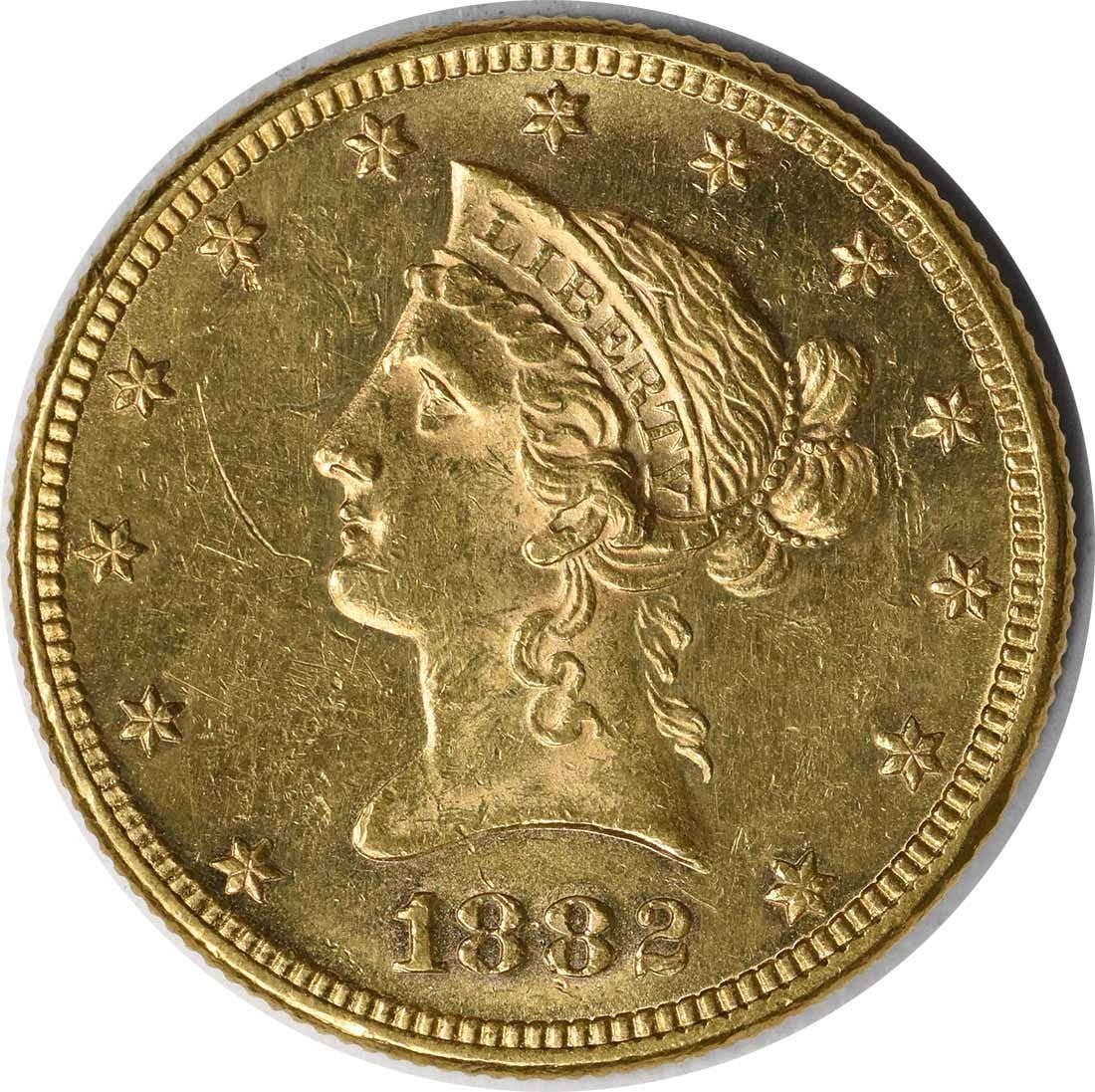 1882 $10 Gold Liberty Head Coin Uncertified Pre-1933 (1 of 2)