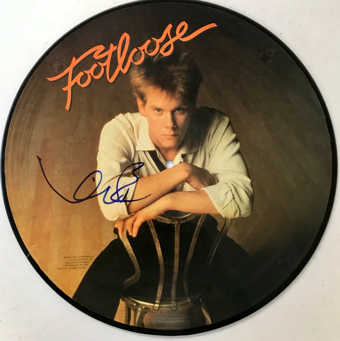 Kevin Bacon Autographed Footloose Laser Disc Guaranteed Authentic (1 of 2)