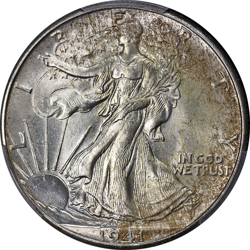 1941-P Walking Liberty Half PCGS MS66 Silver Uncirculated Coin (1 of 4)