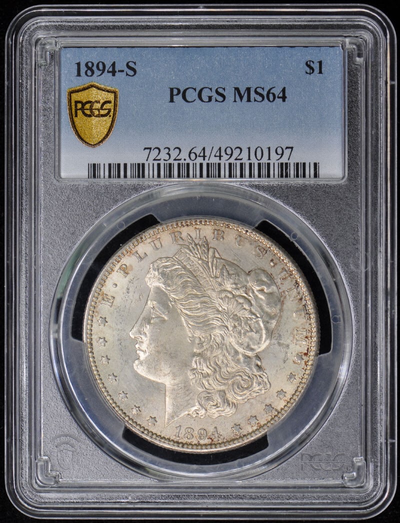 1894-S Morgan Dollar PCGS MS64 Uncirculated San Francisco (1 of 2)