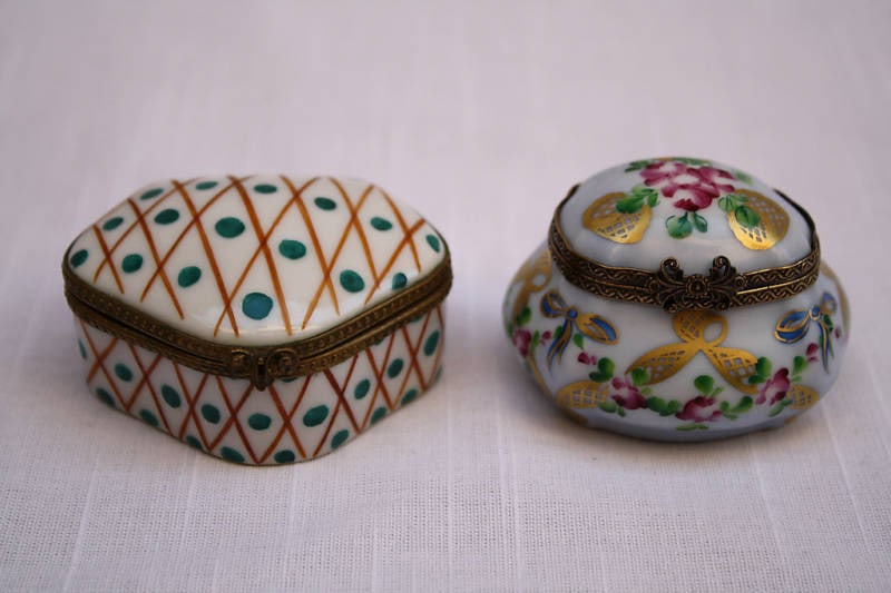 Limited Edition Hand Painted Limoges Box Collection of 2 (1 of 8)