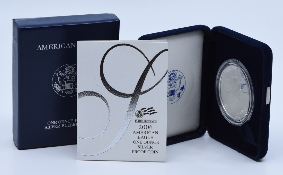 2006-W American Eagle Proof Silver Coin 1 oz Uncertified (1 of 1)
