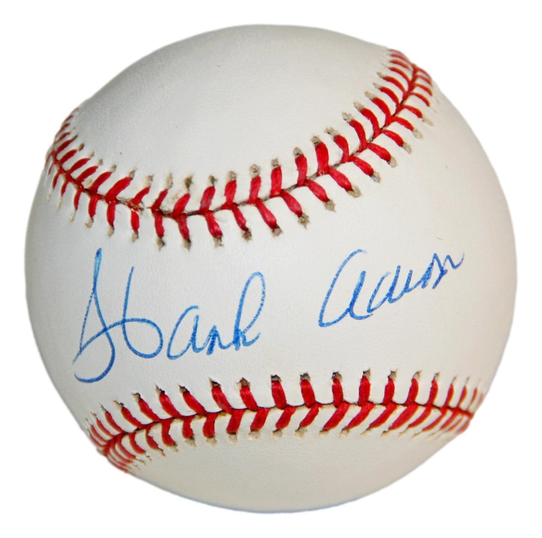 Hank Aaron Signed Baseball Milwaukee Braves PSA/DNA Authentic (1 of 2)