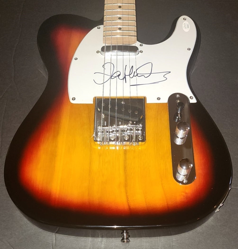 Ian Hunter Autographed Electric Guitar Mott The Hoople JSA Certified (1 of 4)