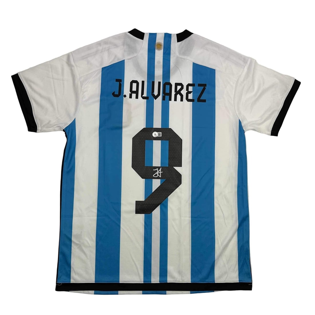 Julian Alvarez Signed Argentina Soccer Jersey Beckett COA World Cup Collectible (1 of 4)