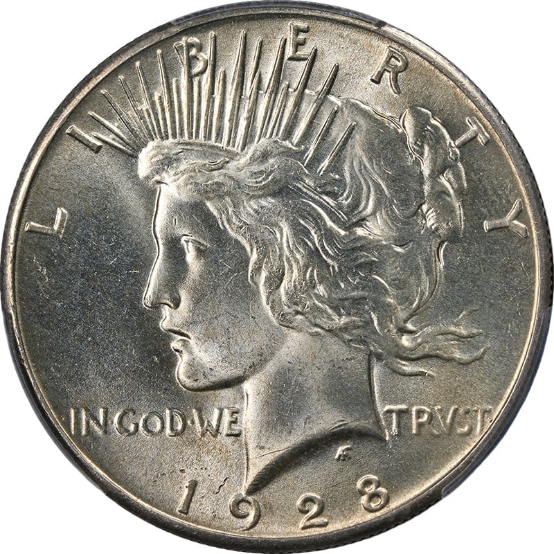 1928-P Peace Dollar PCGS MS65 Key Date Exceptional Eye Appeal (1 of 4)