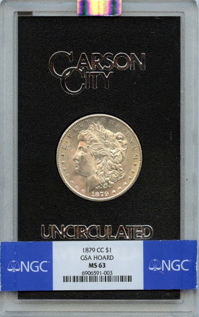 1879-CC Morgan Dollar NGC MS63 Uncirculated Coin (1 of 2)