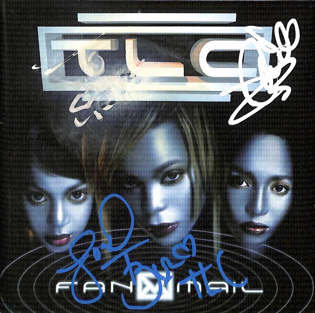 TLC Signed 'FanMail' CD Jacket Tionne Watkins Rozonda Thomas Beckett Certified (1 of 1)