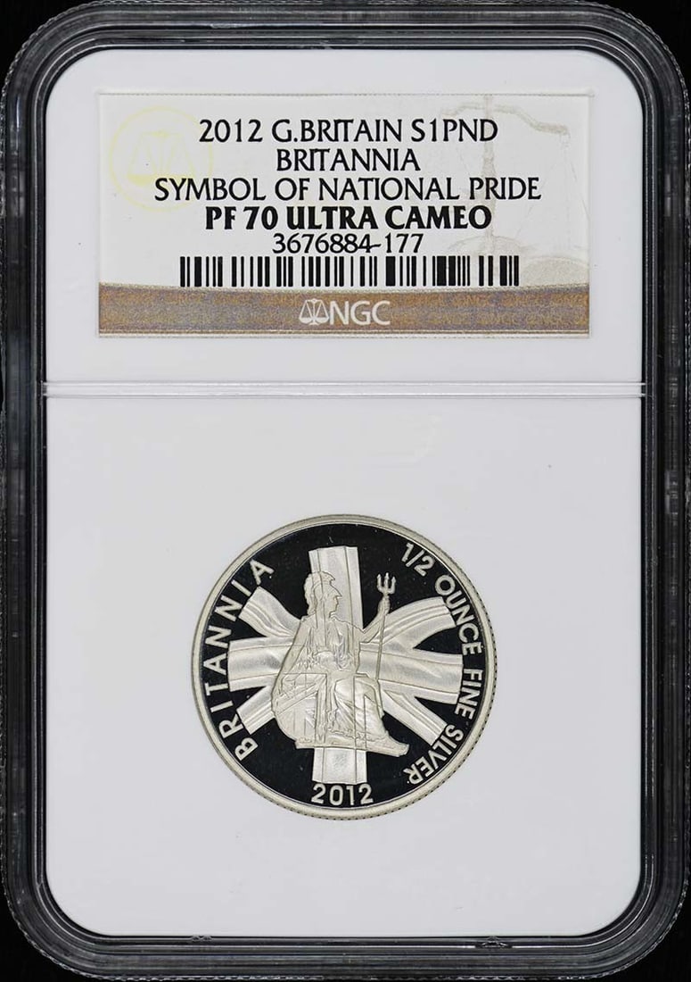 2012 G.Britain Britannia NGC PR70DCAM Coin (1 of 2)