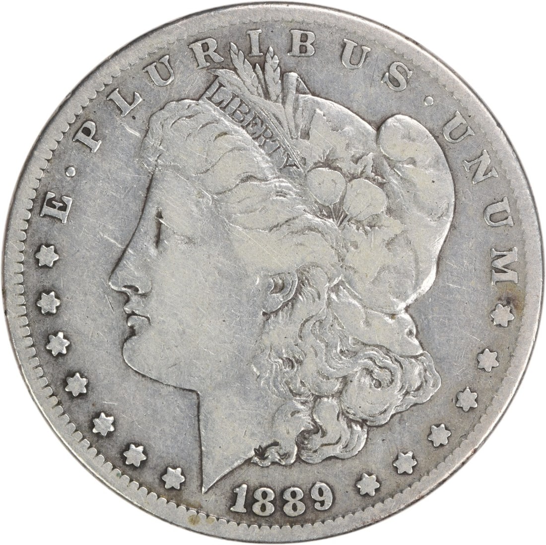 1889-CC Morgan Silver Dollar 90% Silver George T. Morgan Design (1 of 2)