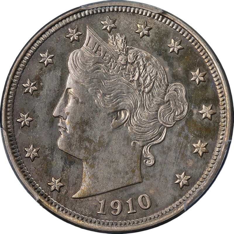 1910 Liberty V Nickel PCGS Proof Details Nice Luster (1 of 4)