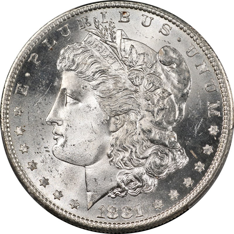 1881-S Morgan Silver Dollar PCGS MS65 Strong Strike Nice Eye Appeal (1 of 4)
