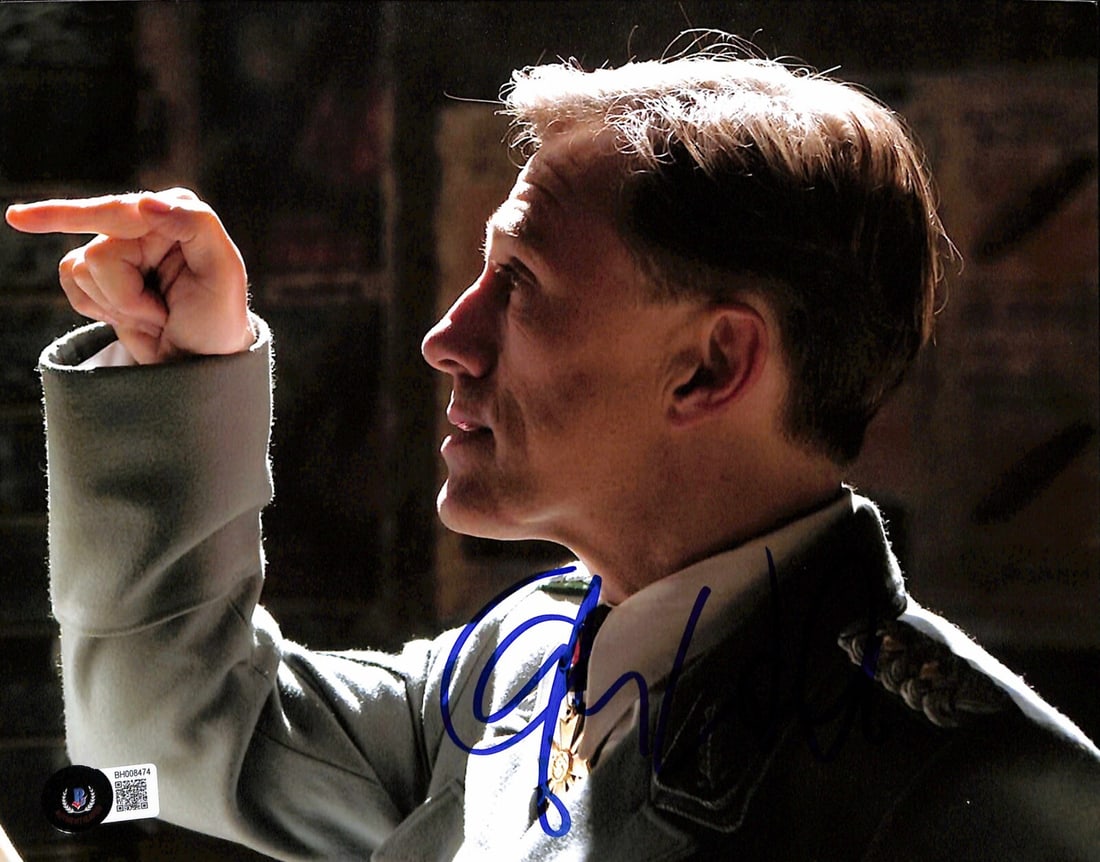 Christoph Waltz Signed 8x10 Photo as Hans Landa Inglorious Basterds Beckett Authenticated (1 of 1)