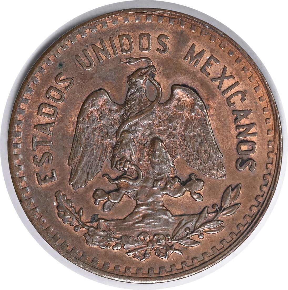1928 Mexico 5 Centavos KM422 Uncirculated Bronze Coin (1 of 2)