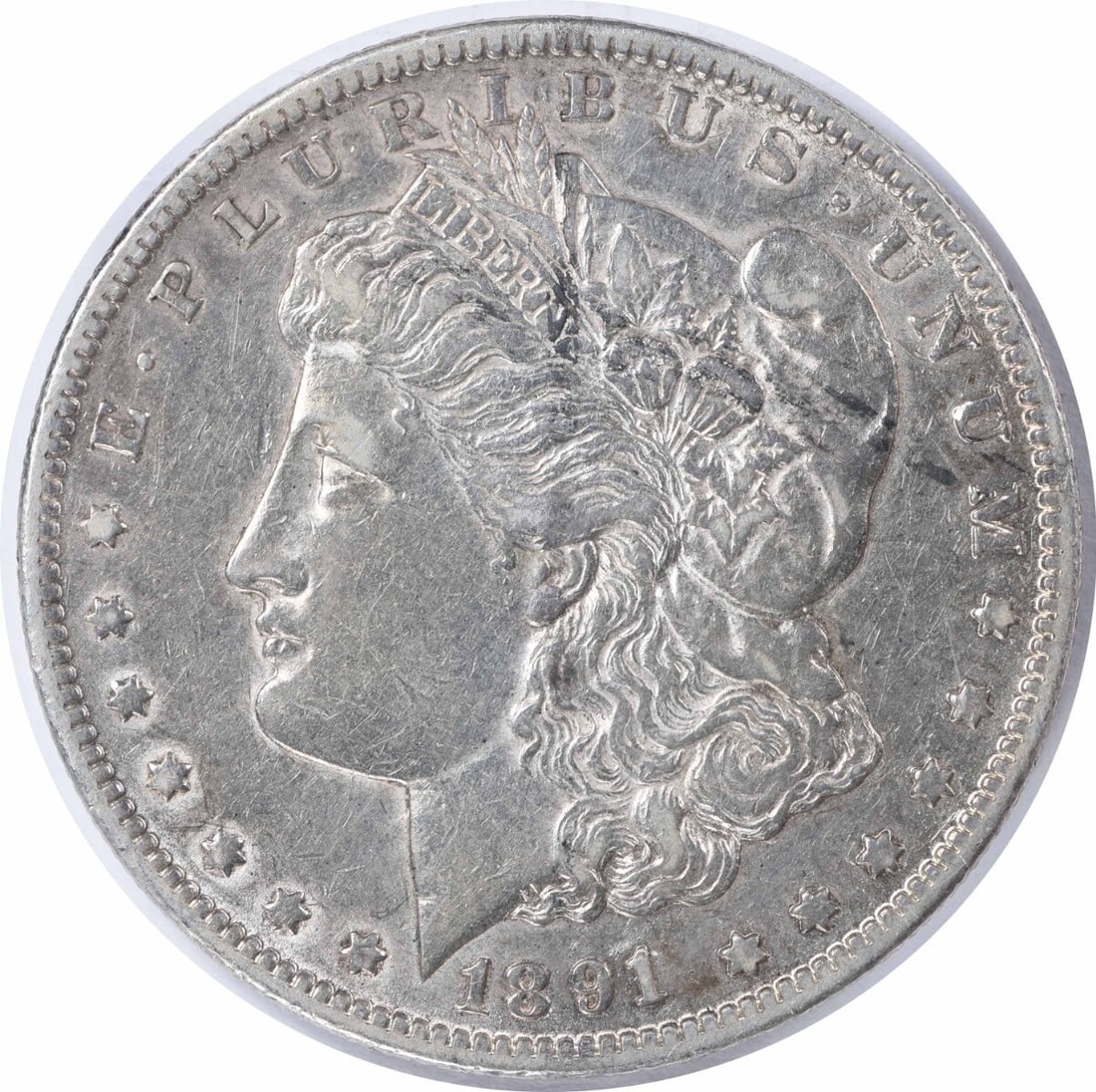 1891-CC Morgan Silver Dollar 90% Silver XF Uncertified Coin (1 of 2)
