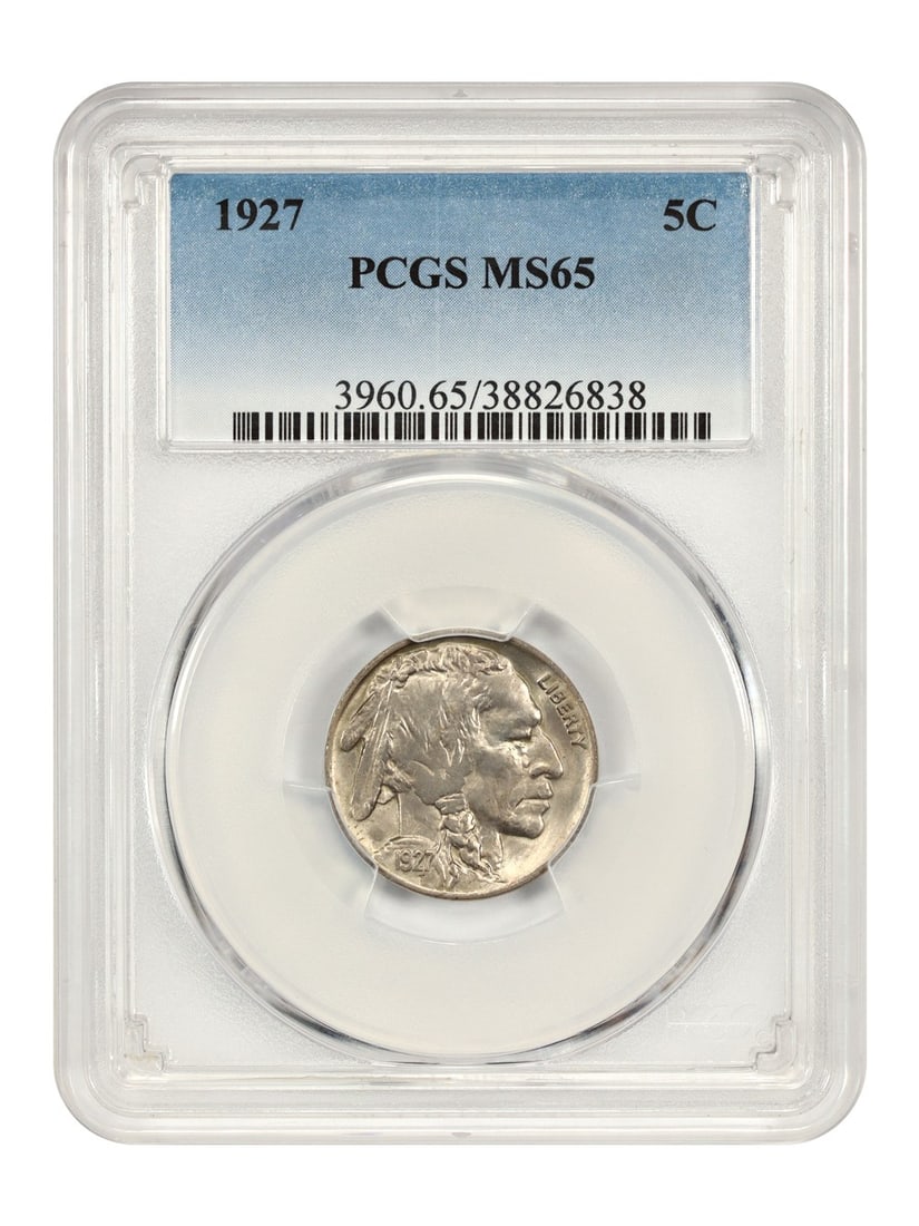 1927 Buffalo Nickel 5C PCGS MS65 Uncirculated Philadelphia Mint (1 of 4)