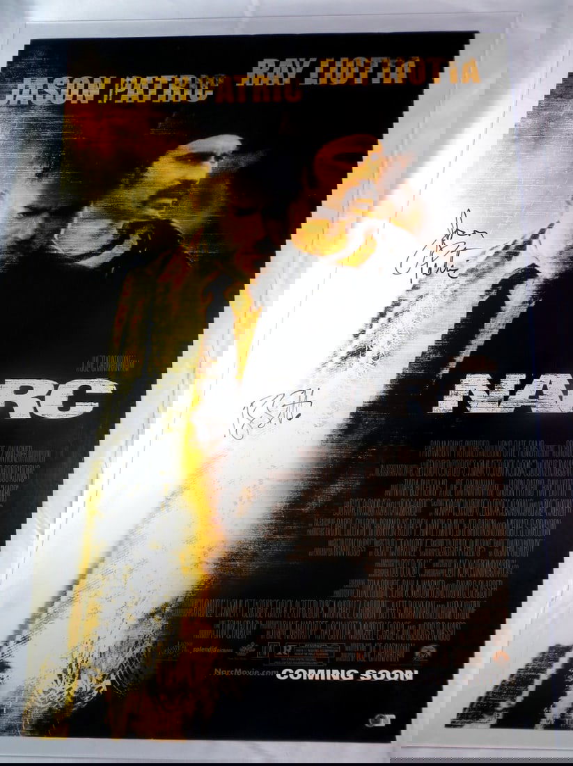 Ray Liotta Jason Patric Autographed 27x40 Poster Narc Beckett Authenticated (1 of 3)