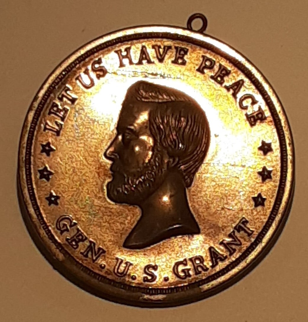 Grant Colfax 1868 Campaign Medal Uncirculated Rare Political Memorabilia (1 of 2)