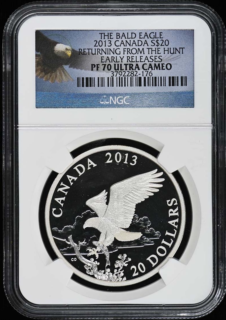 2013 Canada Returning From The Hunt S$20 NGC PR70DCAM Coin (1 of 2)