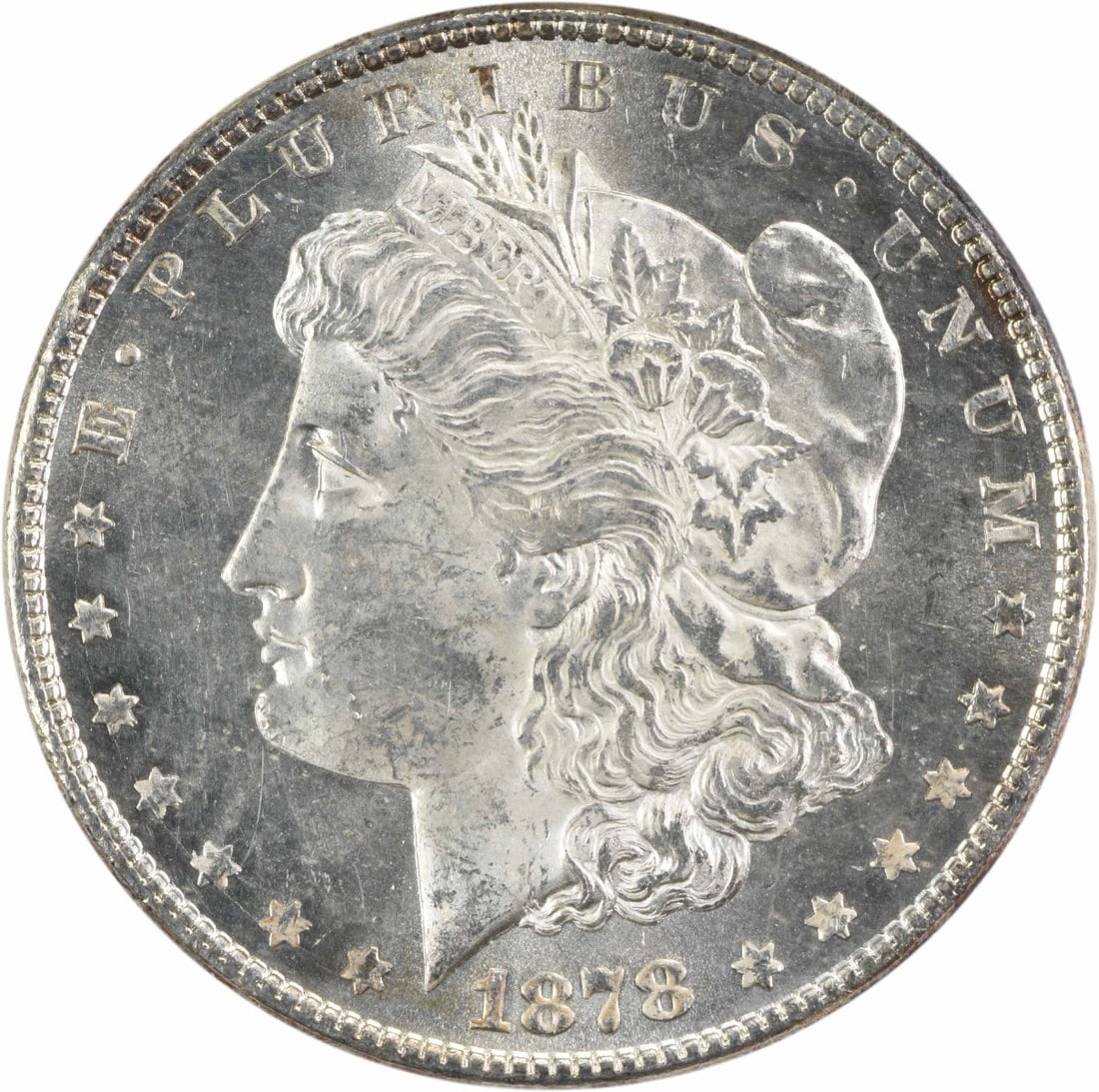 1878 Morgan Silver Dollar Choice BU Uncertified Silver Coin (1 of 2)