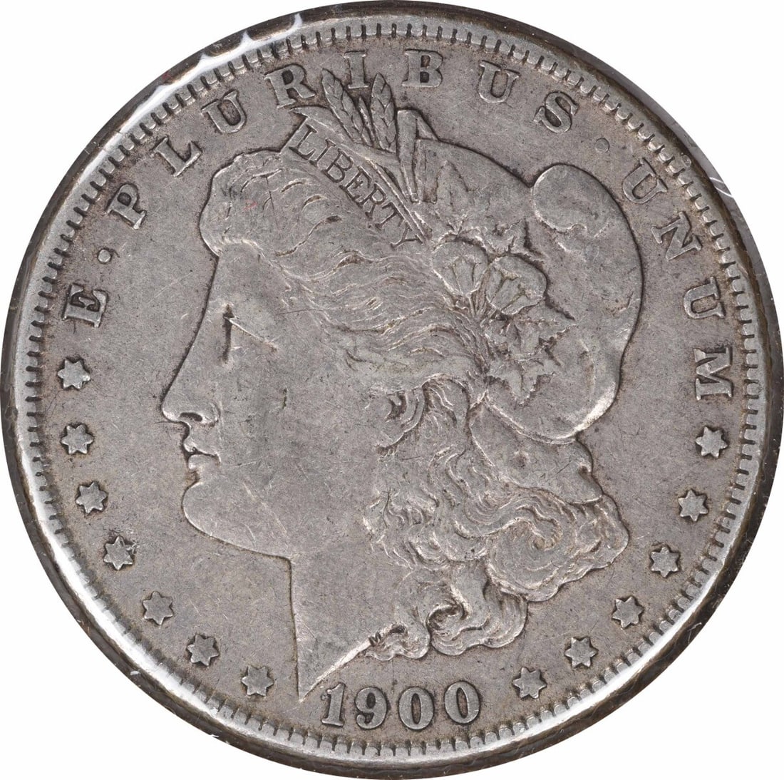 1900-O Morgan Silver Dollar VF Uncertified 90% Silver Coin (1 of 2)