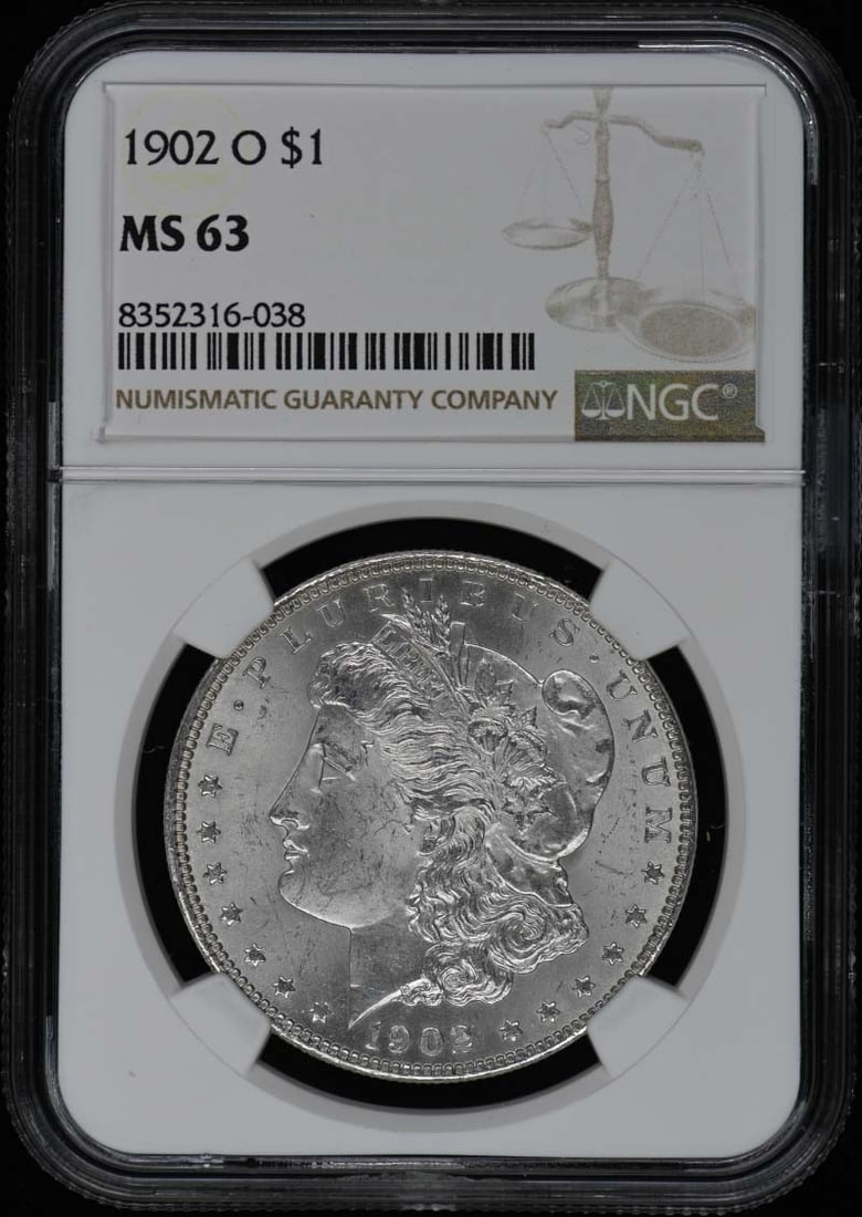 1902-O Morgan Dollar NGC MS63 Uncirculated Coin (1 of 2)