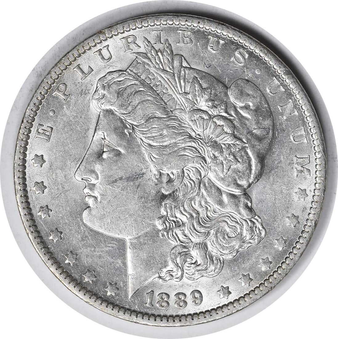 1889-O VAM 2 Morgan Silver Dollar Oval O Uncertified AU: 1889-O VAM 2 Morgan Silver Dollar Oval O Uncertified AU This 1889-O Morgan Silver Dollar is a stunning example of American coinage, featuring the iconic design by George T. Morgan. Minted in New Orlea