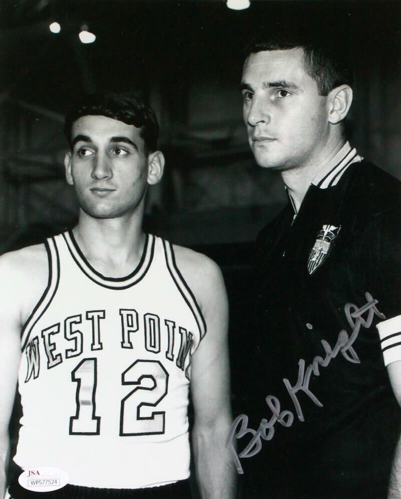Bob Knight Autographed 8x10 Photo with Coach K JSA Authenticated (1 of 6)