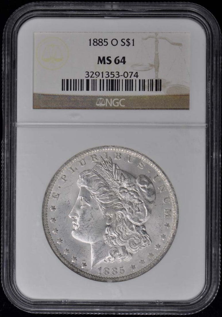 1885-O Morgan Dollar NGC MS64 Uncirculated New Orleans (1 of 2)