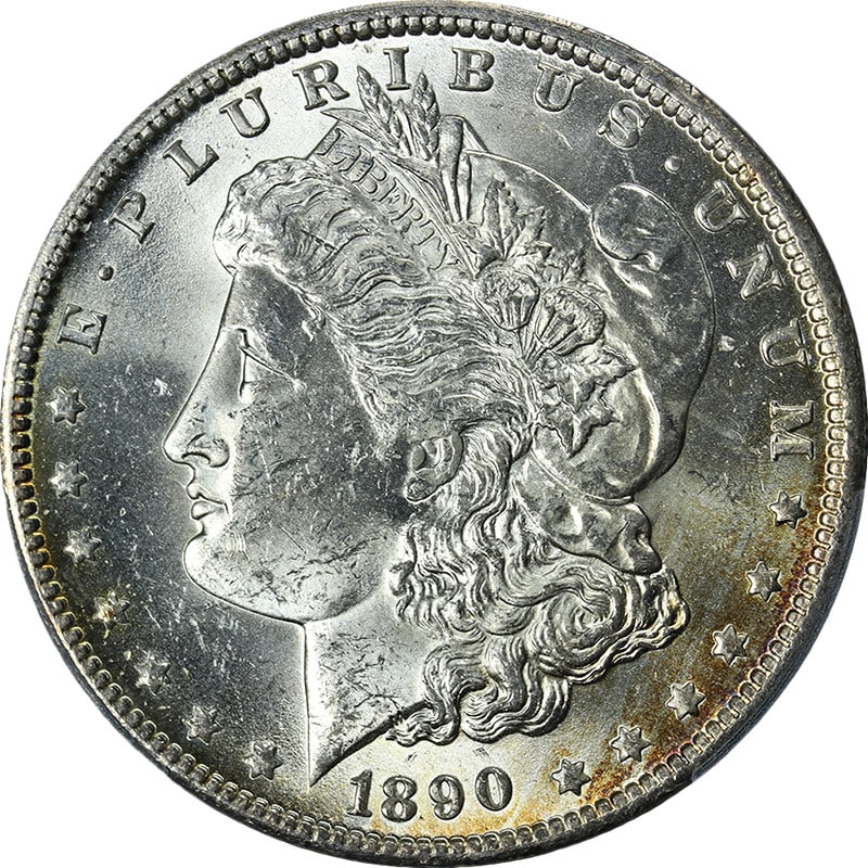 1890-O Morgan Silver Dollar PCGS MS63 Stunning Luster and Eye Appeal (1 of 4)