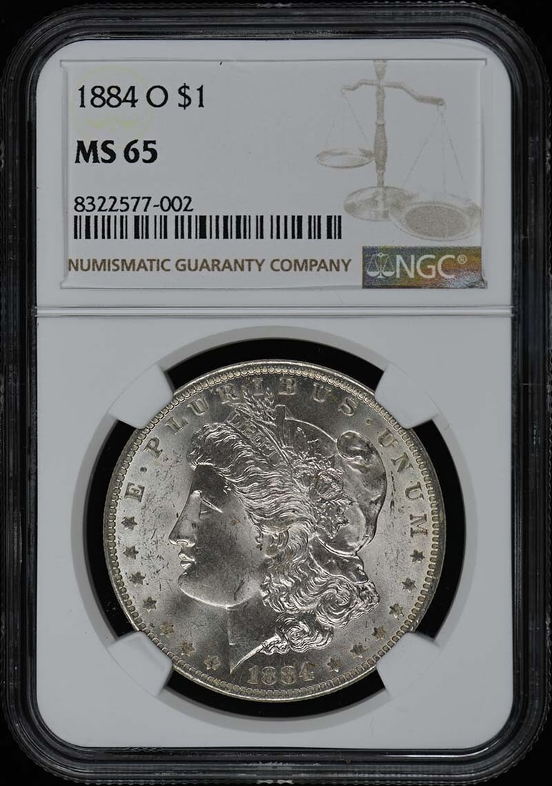 1884-O NGC MS65 Uncirculated Morgan Dollar Coin (1 of 2)
