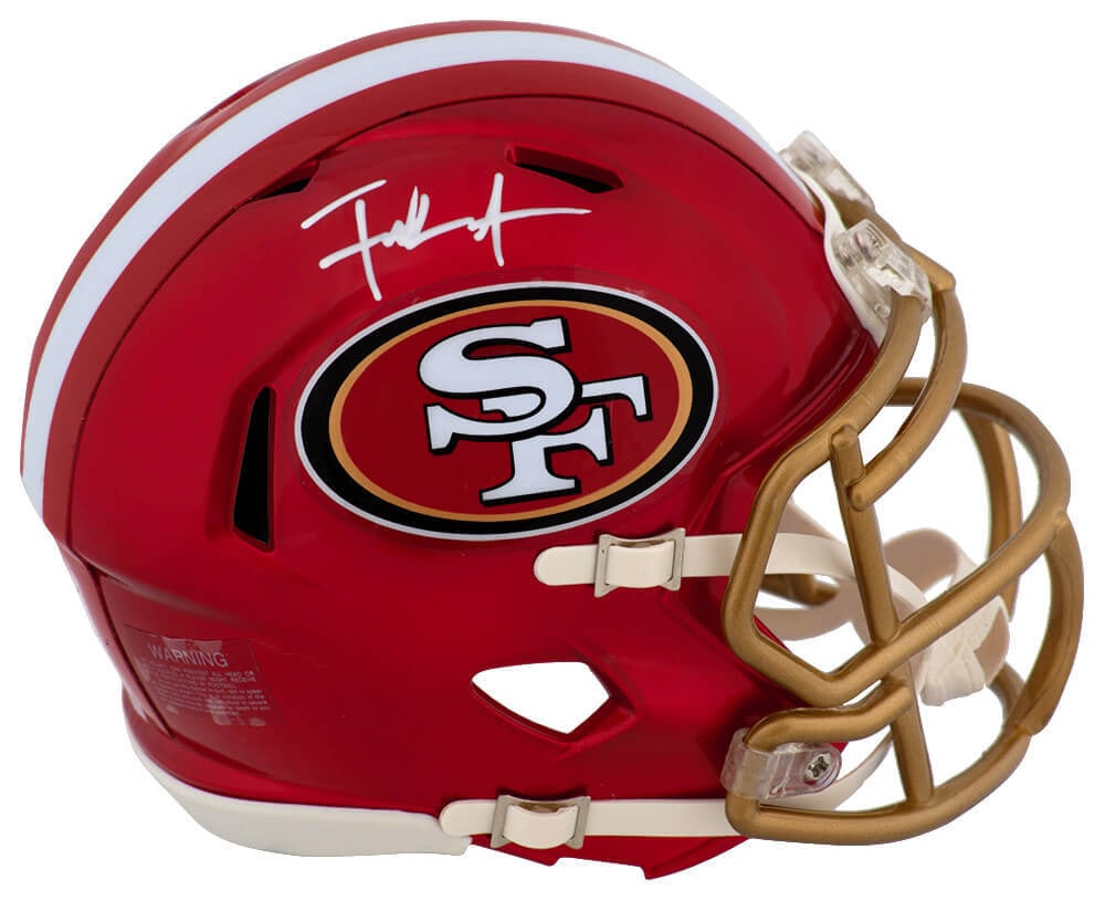Frank Gore Signed San Francisco 49ers FLASH Mini Helmet with COA (1 of 1)