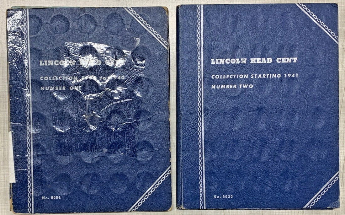 Almost Complete 1909-1976 Lincoln Wheat Cent Set in Whitman Folder (1 of 7)