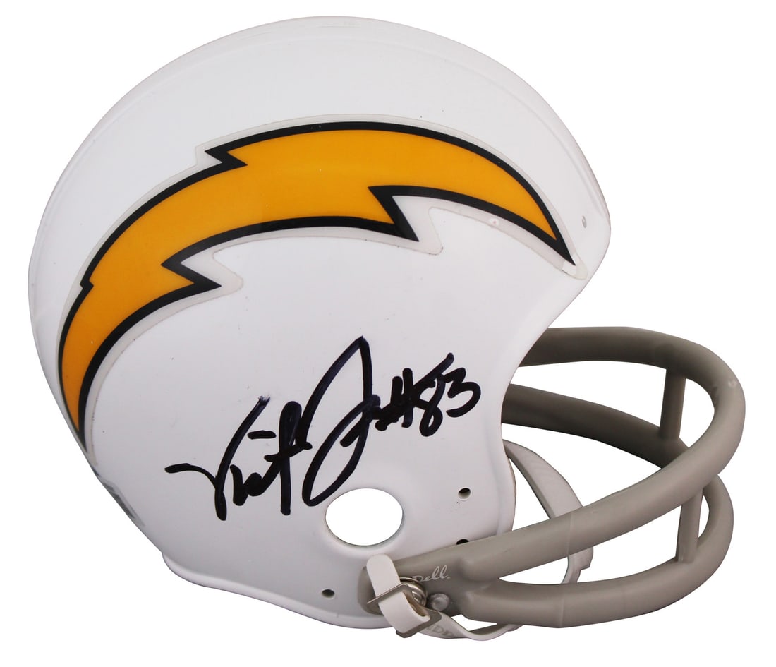 Vincent Jackson Signed San Diego Chargers VSR4 Mini Helmet Beckett Authenticated (1 of 2)