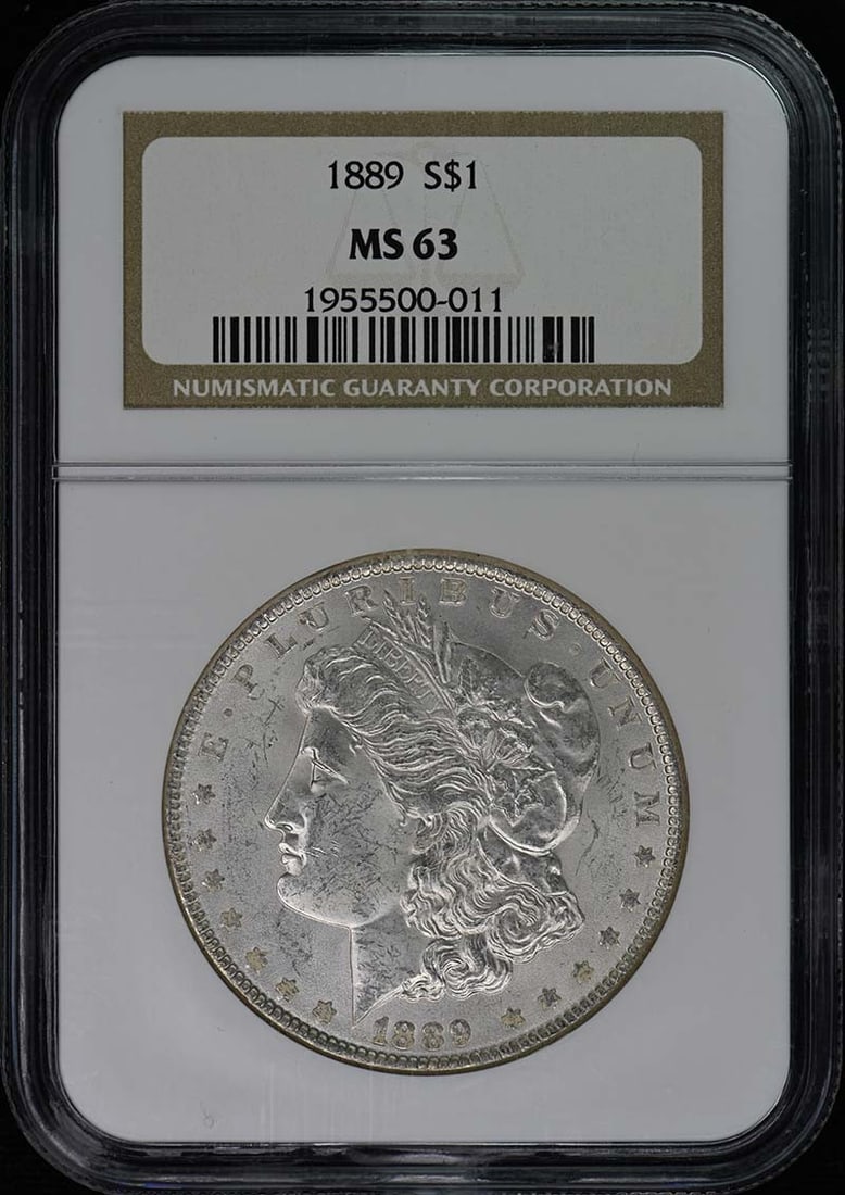 1889 Morgan Dollar NGC MS63 Uncirculated Philadelphia Coin (1 of 2)