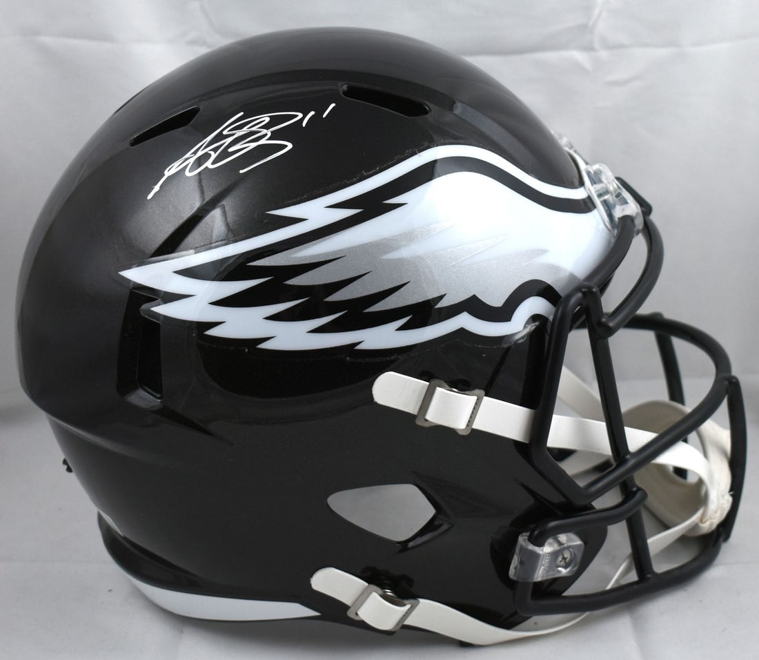 A.J. Brown Autographed Philadelphia Eagles 2022 Speed Helmet Beckett Holo (1 of 5)