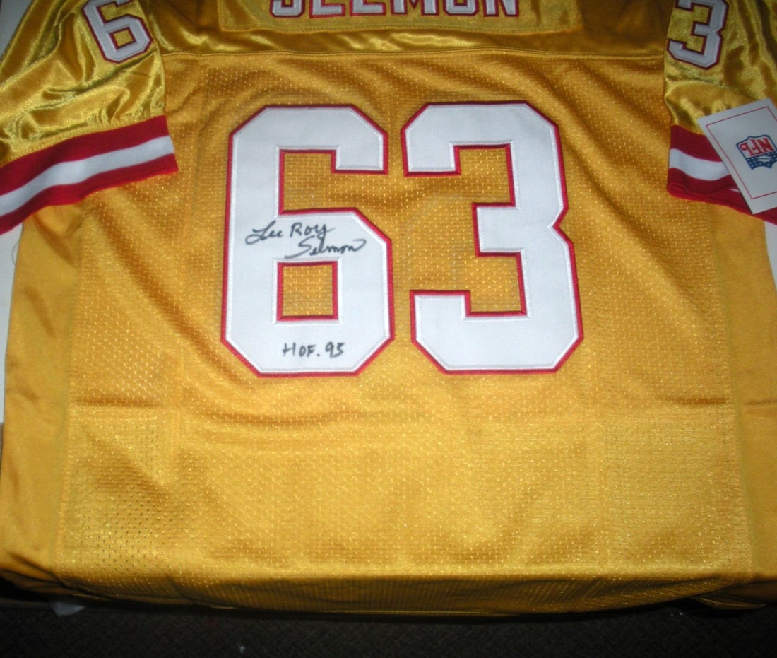 Lee Roy Selmon Signed Mitchell & Ness Jersey with COA (1 of 2)