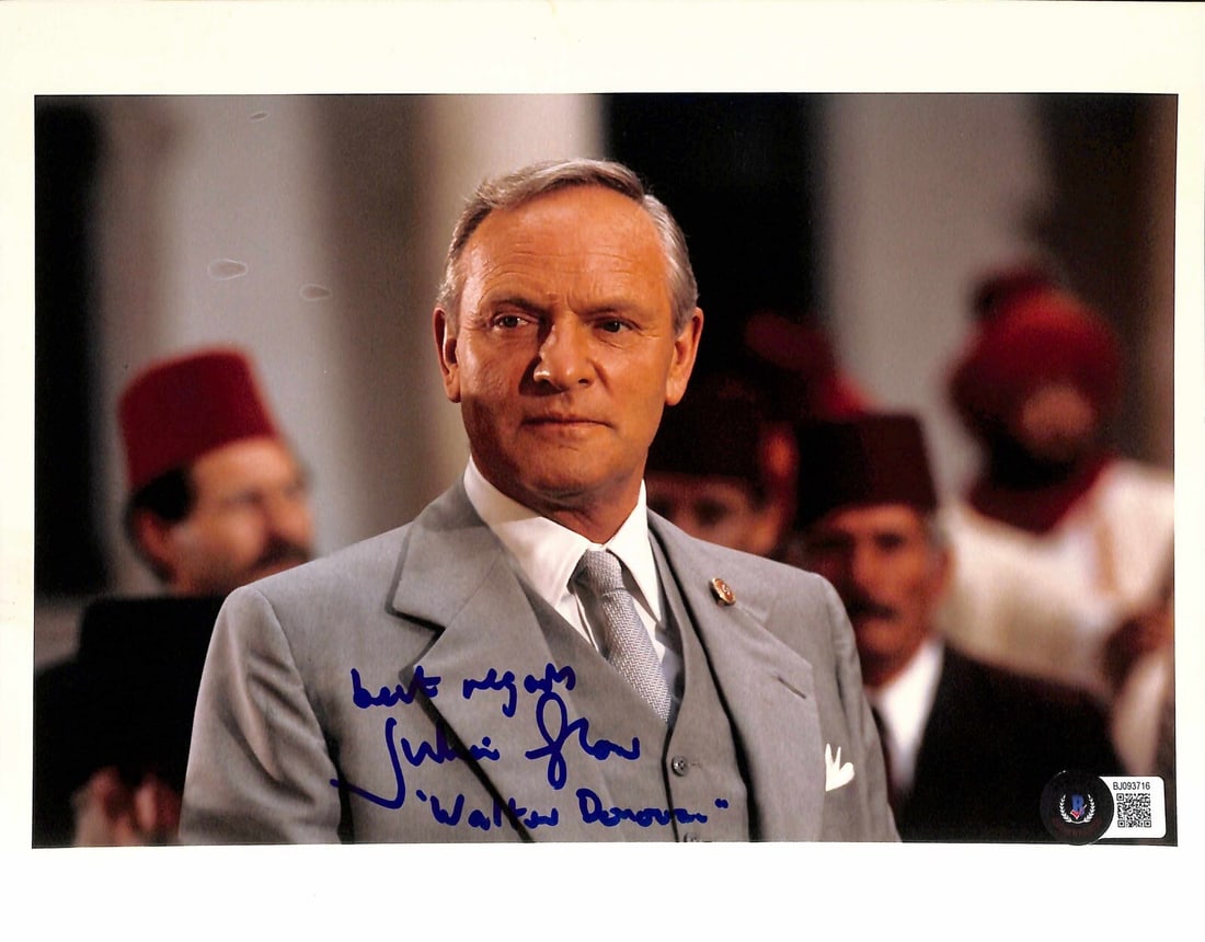 Julian Glover Signed 8x10 Photo Walter Donovan Indiana Jones BAS Authenticated (1 of 1)