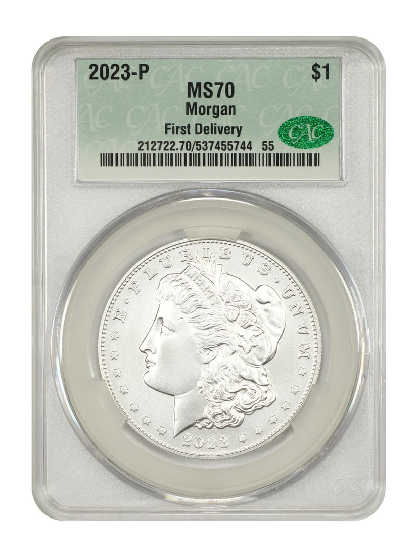 2023-P Morgan Dollar $1 CACG MS70 First Delivery (1 of 4)