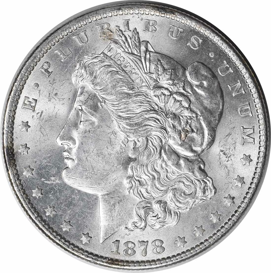 1878 Morgan Silver Dollar Choice BU Uncertified Silver Coin (1 of 2)